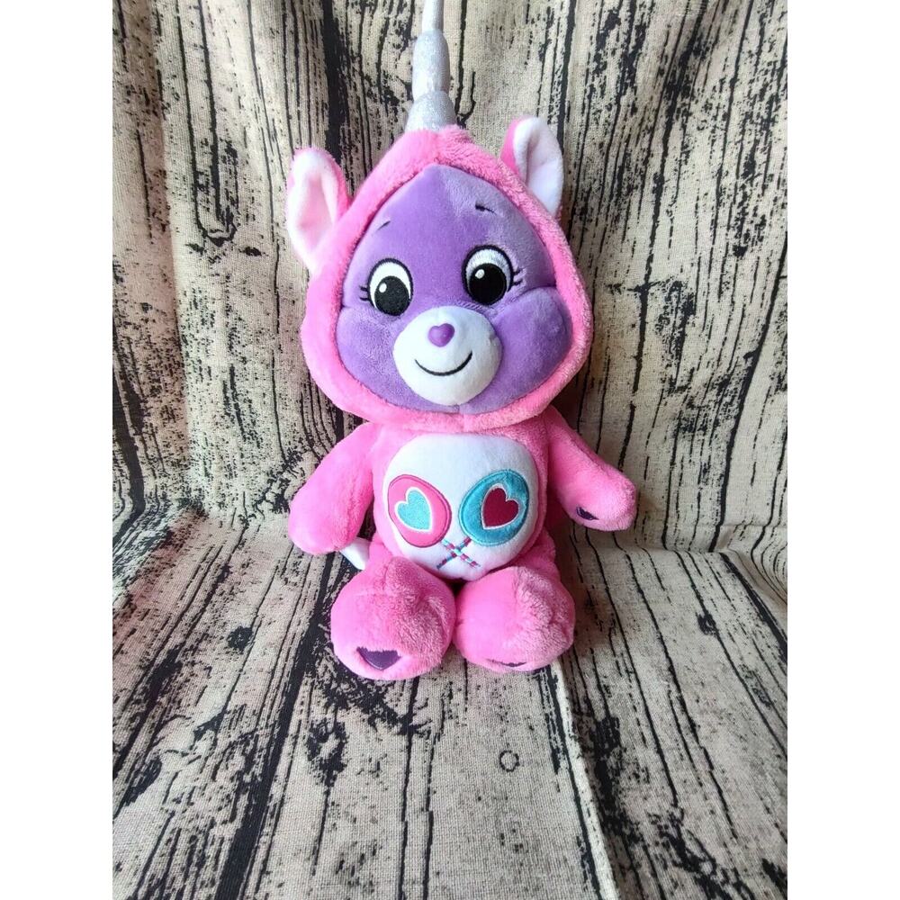 Care Bear Share bear hoodie unicorn buddy plush
